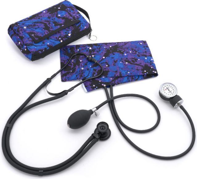 ANEROID SPHYGMOMANOMETER/SPRAGUE-RAPPAPORT COMBINATION KIT-GALAXY BLUE