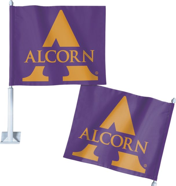 Alcorn State University Two Sided Car Flag