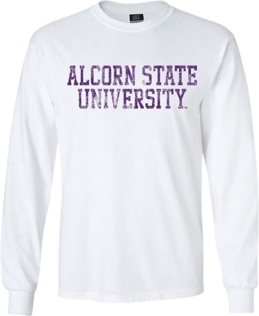 Alcorn State Braves Youth Logo Comfort Colors T-Shirt - Gray