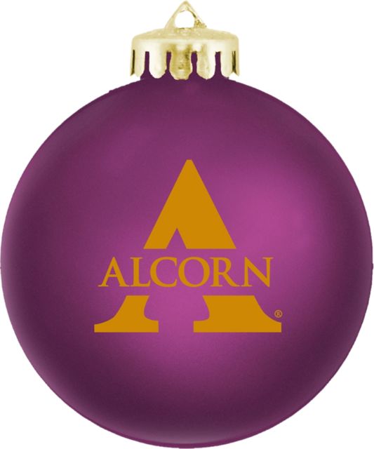 Alcorn State University Round Shatterproof Ornament