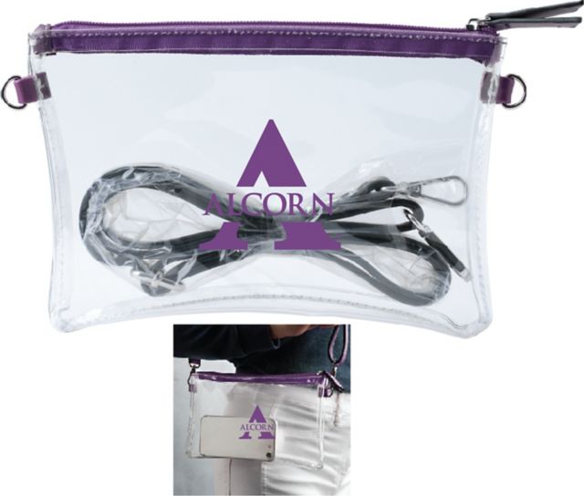 Alcorn State University Crossbody Clear Bag