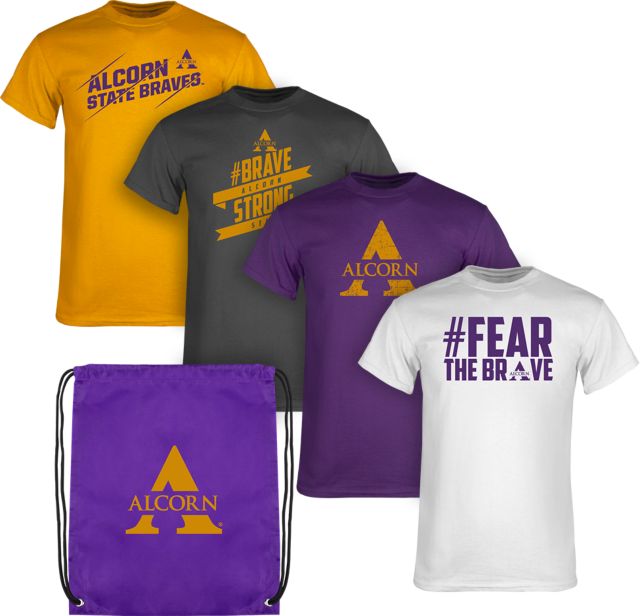 Alcorn State University Short Sleeve T-Shirts Color Out Pack