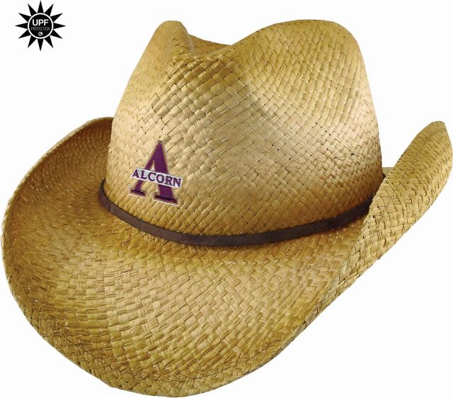 Alcorn State University Women's Wrangler Straw Hat