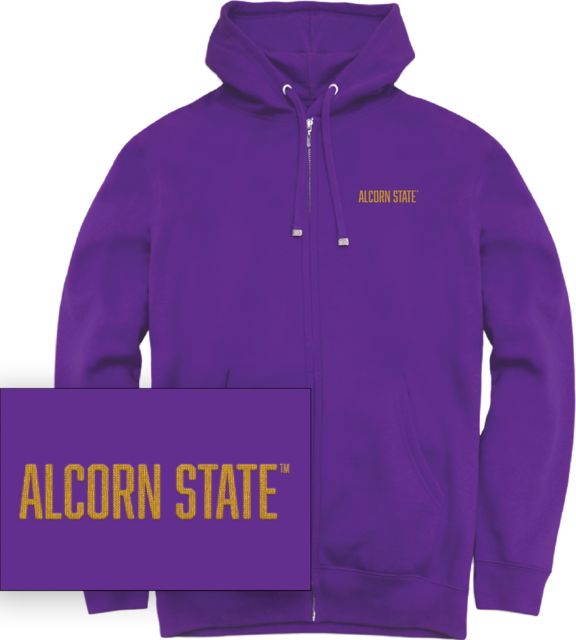 Alcorn State University Chainstitch Full Zip Hooded Sweatshirt
