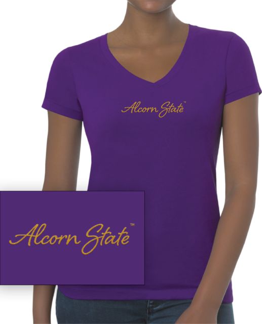Alcorn State University Chainstitch Women's Short Sleeve T-Shirt