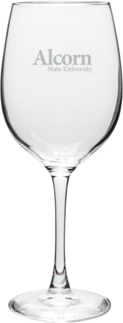 Alcorn State University 16 oz. Wine Glass