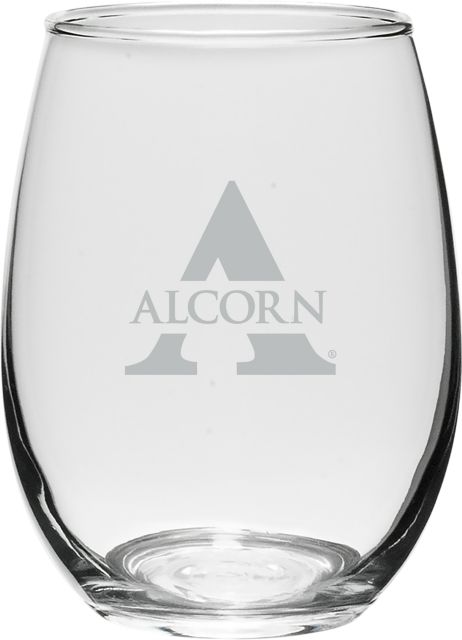 Alcorn State University 21 oz. Wine Glass