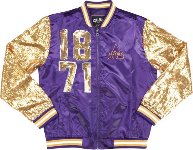 Alcorn State University Women's Satin Sequin Jacket