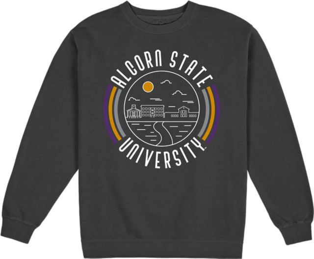 Alcorn State University Pigment Dyed Fleece Crewenck - ONLINE ONLY