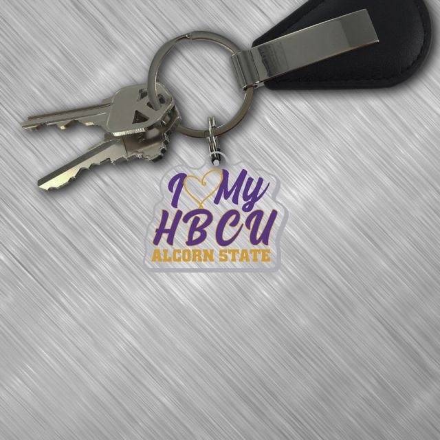 Alcorn State University Love Lasercut Keychain