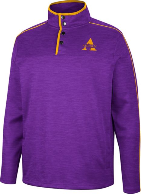 ALCORN  VARSITY JACKET Royal/ Purple UNISEX (K) – collegiateluxe