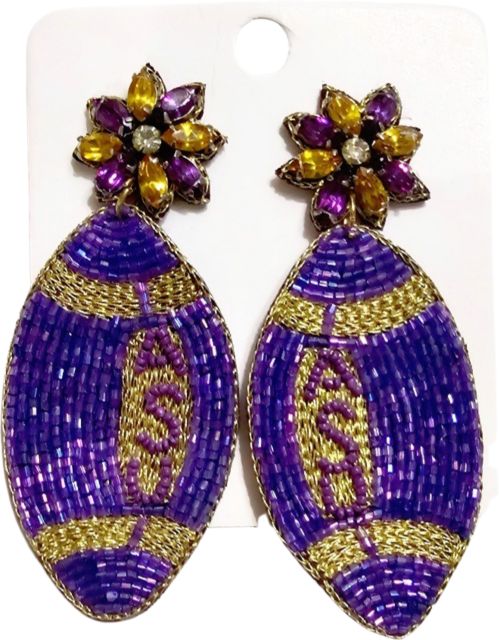Alcorn State University Braves Football Earrings