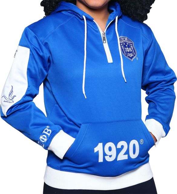 Zeta Phi Beta Women's 1/4 Zip Hoodie