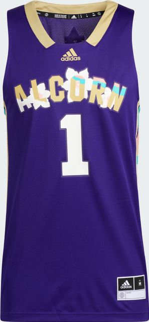 Big Boy Alcorn State Braves S10 Mens Football Jersey [Purple - 3XL]