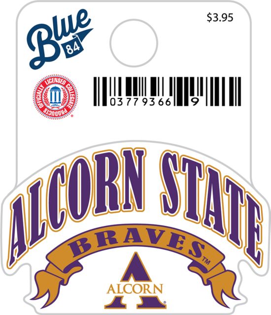 Alcorn State University Braves Mini Sticker