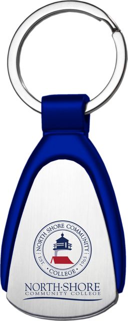 North Shore Community College Tear Drop Key Tag