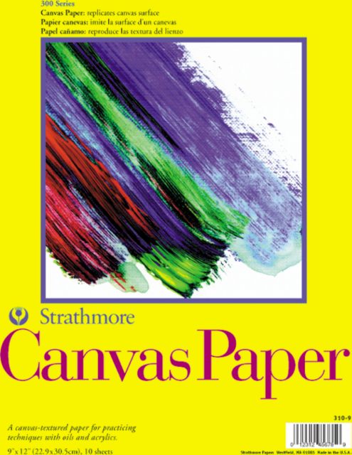 CANVAS PAPER  9X12 10 SHT