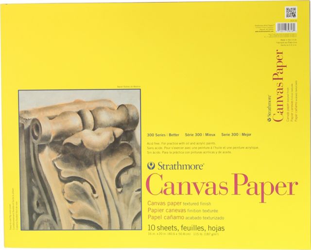 CANVAS PAPER 16X20 10 SHT