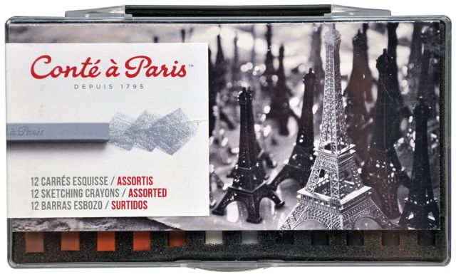 Crayon Sketch Set 12 Assorted