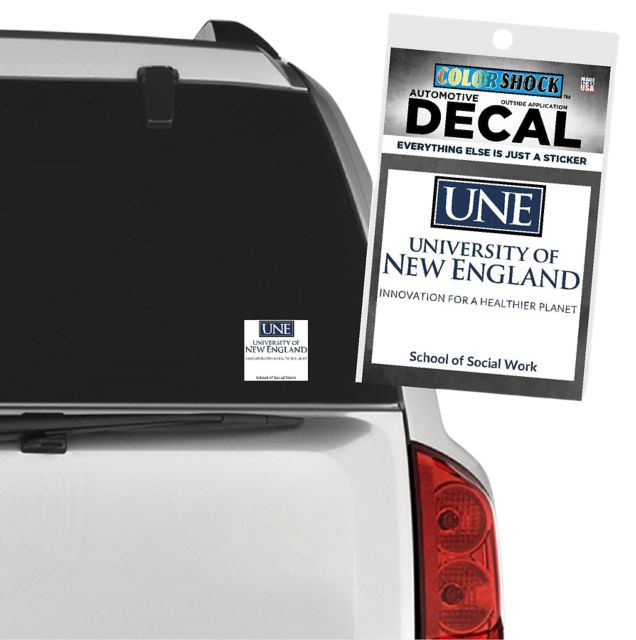 University of New England at Westbrook College School of Social Work Decal