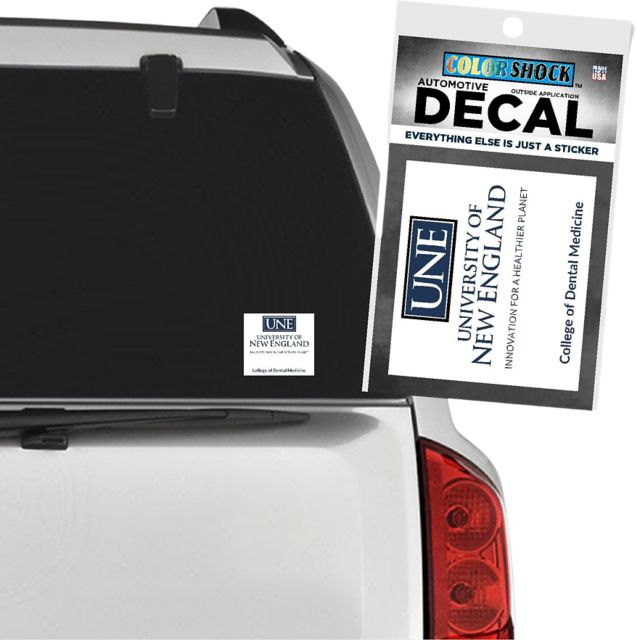 University of New England at Westbrook College School of Dental Medicine Decal