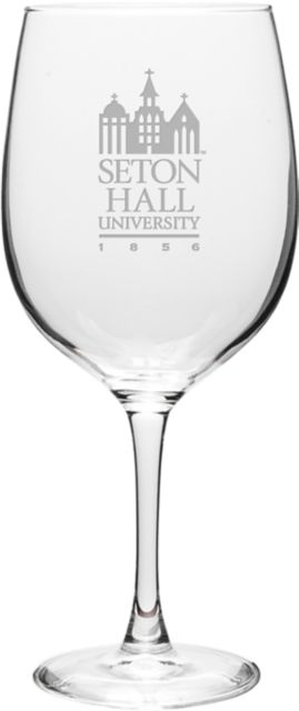 Seton Hall University 19 oz. Wine Glass