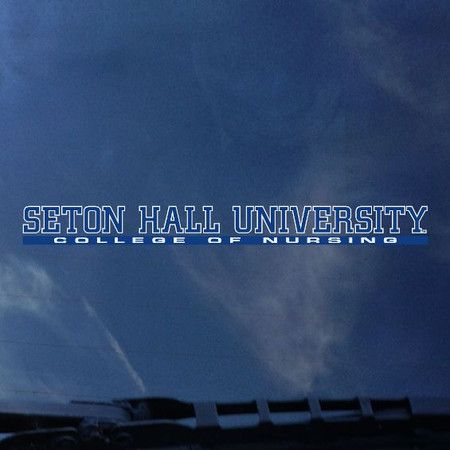 Seton Hall University College of Nursing Strip Decal