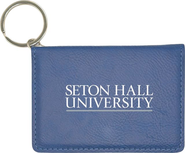 Seton Hall University Leather ID Holder
