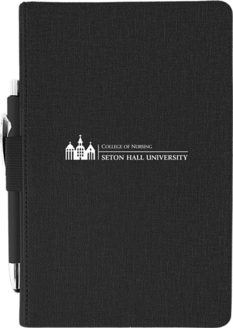 Seton Hall University Journal with Pen