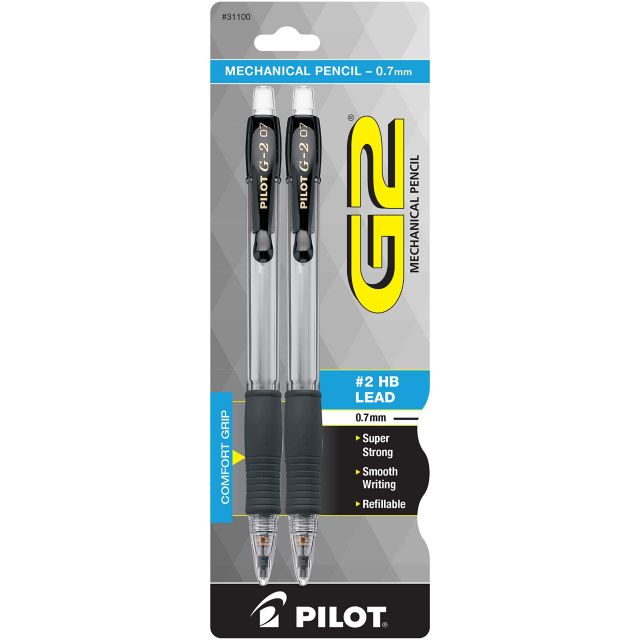 G2 Mechanical Pencil 0.7mm 2pk