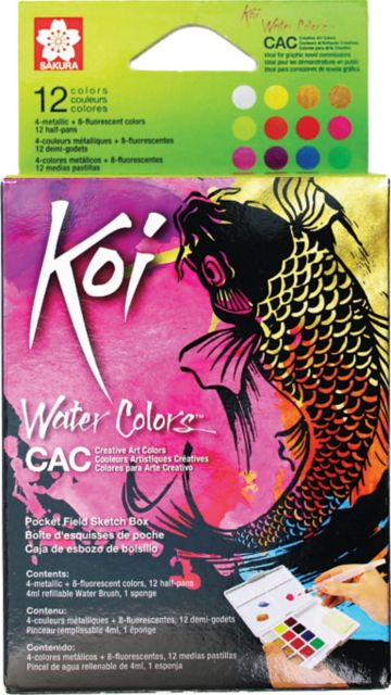 KOI CREATIVE WATERCOLOR 12 COLOR SET