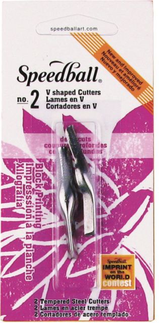 LINO CUTTER #2 WITH 2 REPLACEMENT BLADES