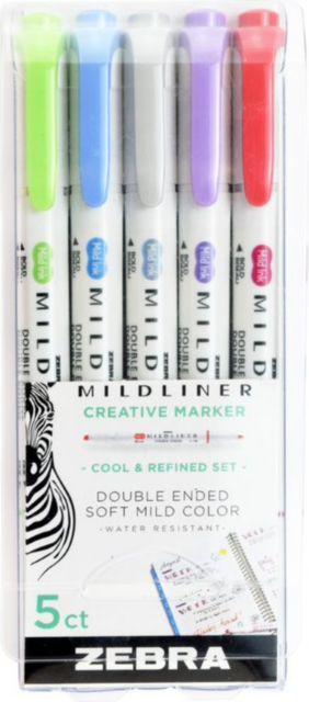 Zebra Mildliner Double Ended Highlighter – Paper Luxe