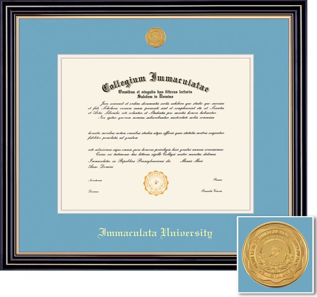 Immaculata University 8.5'' x 11'' Prestige Diploma Frame - Bachelor's/Master's