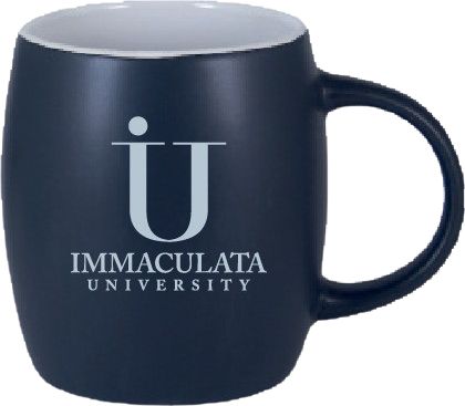 Immaculata University 12 oz. Black Out Robusto Mug