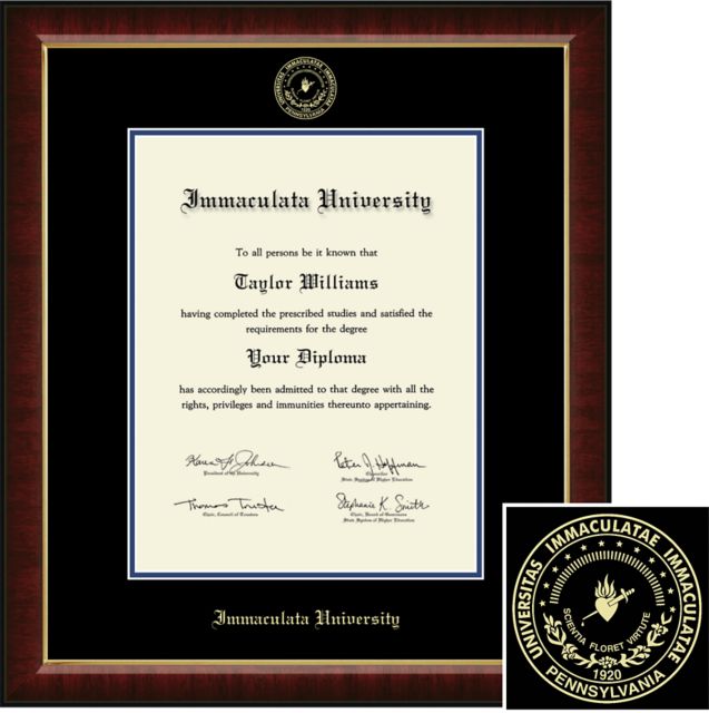 Church Hill Classics, Embossed, 11x14, PhD, Diploma Frame - ONLINE ONLY