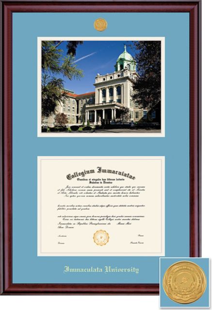 Immaculata University 8.5'' x 11'' Classic Diploma Frame - Bachelor's/Master's