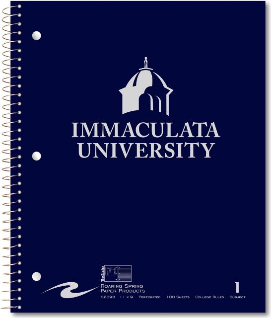 Immaculata University Notebook 100-Sheet
