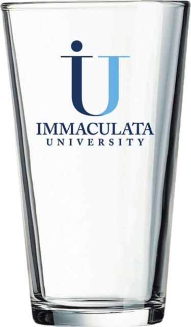 Immaculata University 16 oz. Glass