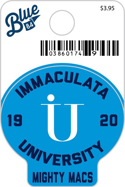 Immaculata University Mighty Macs Mini Sticker