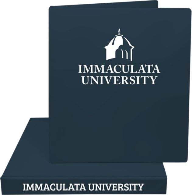Immaculata University 1'' Vinyl Binder