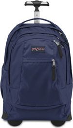 Navy blue rolling backpack best sale