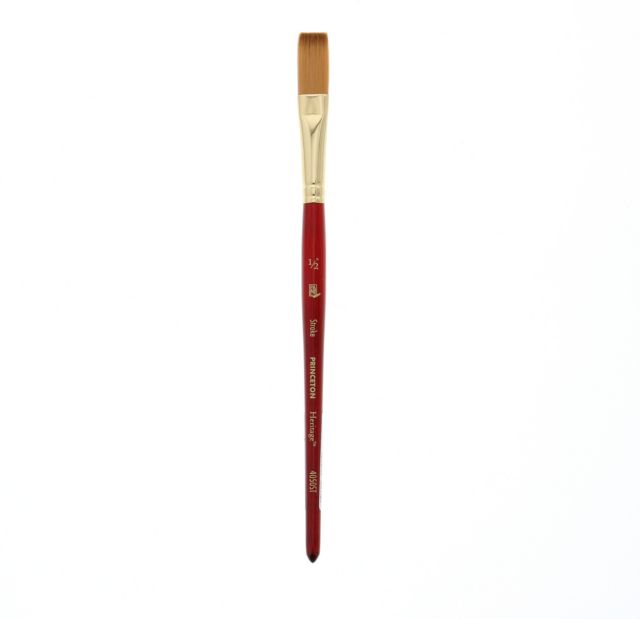 HERITAGE SYTHETIC SABLE BRUSH WATERCOLOR STROKE 1/2INCH