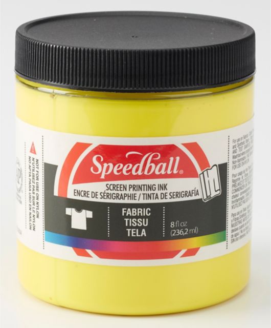 SCREEN INK FABRC 8OZ P. YELLOW
