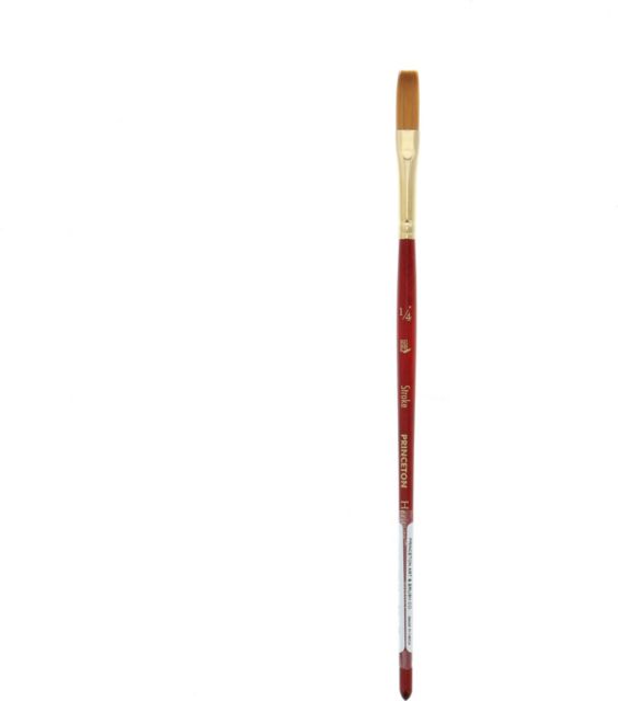 HERITAGE SYTHETIC SABLE BRUSH WATERCOLOR STROKE 1/4 INCH
