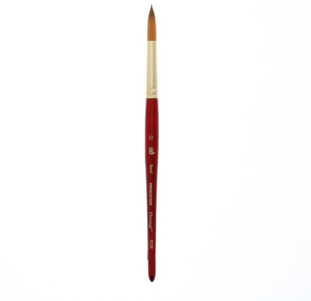 Heritage Sythetic Sable Brush Watercolor Round 12