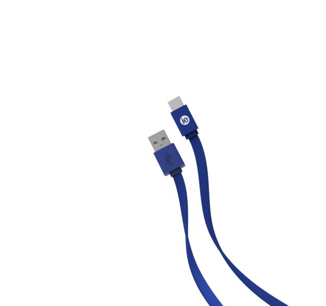 4FT C2A 2.0 Flat Cable Blue