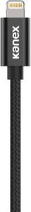Kanex DuraBraid Premium USB-C to Lightning Cable, 1M, Black