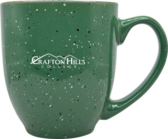 Crafton Hills College 16 oz. Laser Engraved Bistro Mug