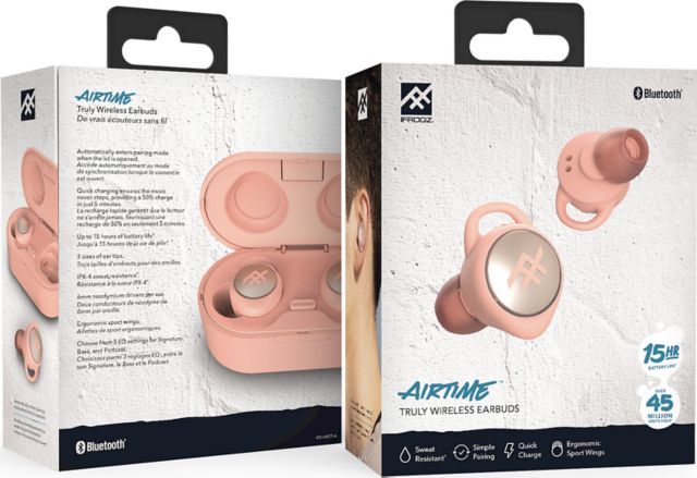 iFrogz Earbuds Airtime True Wireless - Peach - ONLINE ONLY